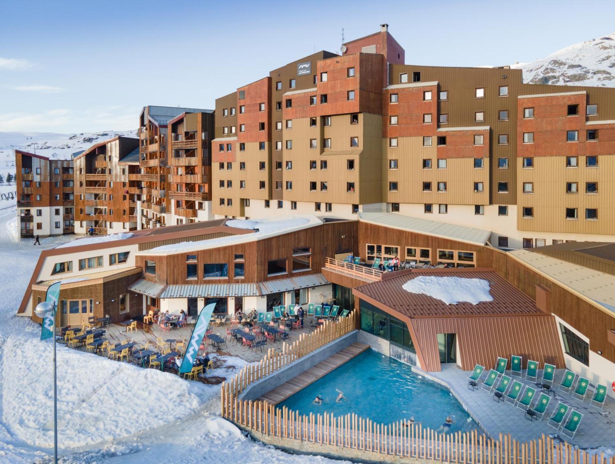 Hotel Club Mmv Les Bergers **** Alpe d'Huez ภายนอก รูปภาพ
