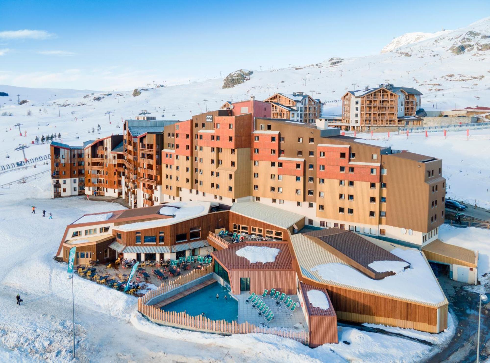 Hotel Club Mmv Les Bergers **** Alpe d'Huez ภายนอก รูปภาพ
