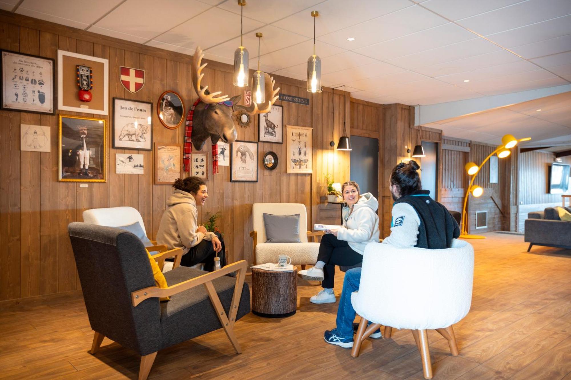 Hotel Club Mmv Les Bergers **** Alpe d'Huez ภายนอก รูปภาพ
