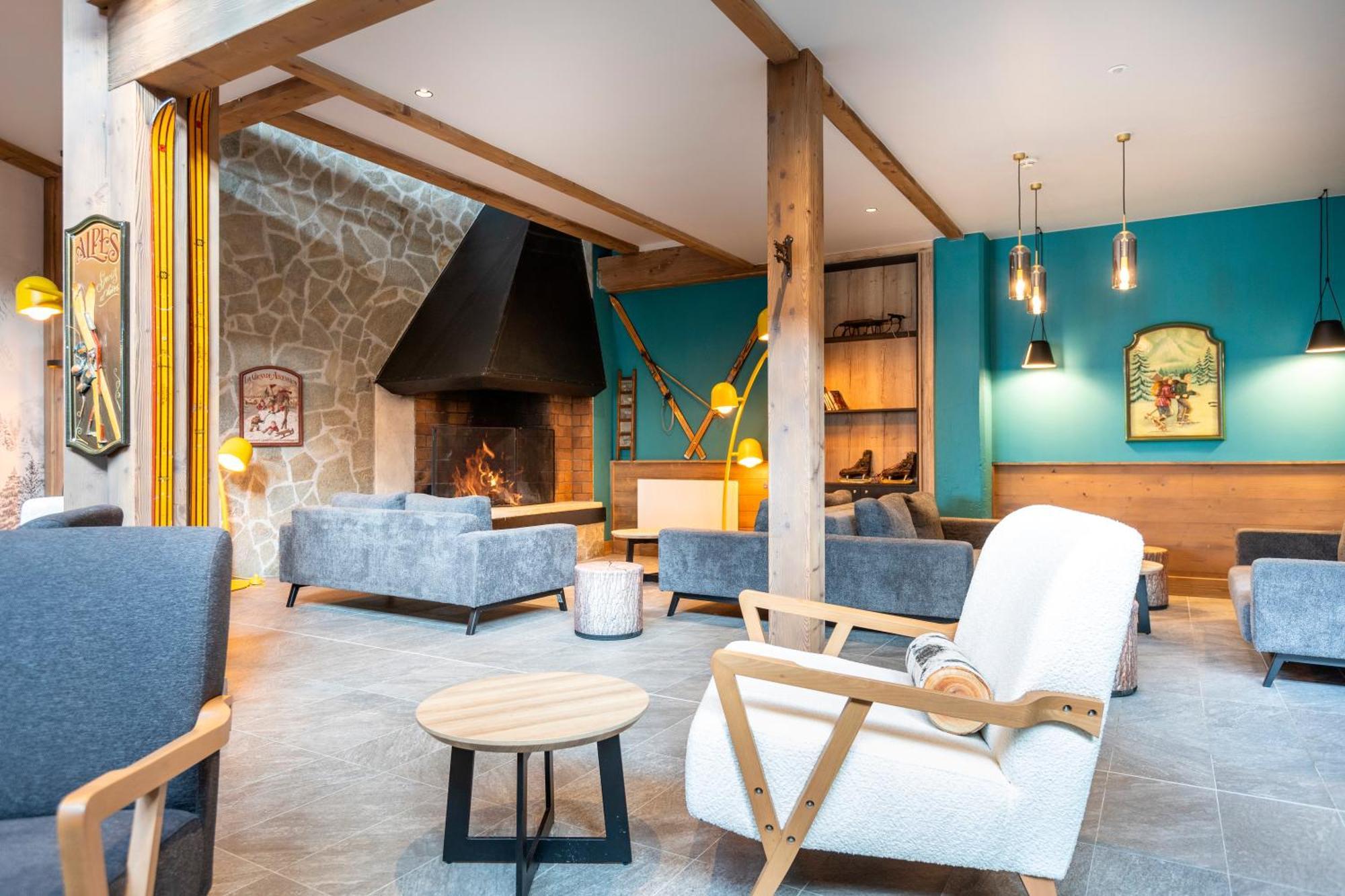 Hotel Club Mmv Les Bergers **** Alpe d'Huez ภายนอก รูปภาพ