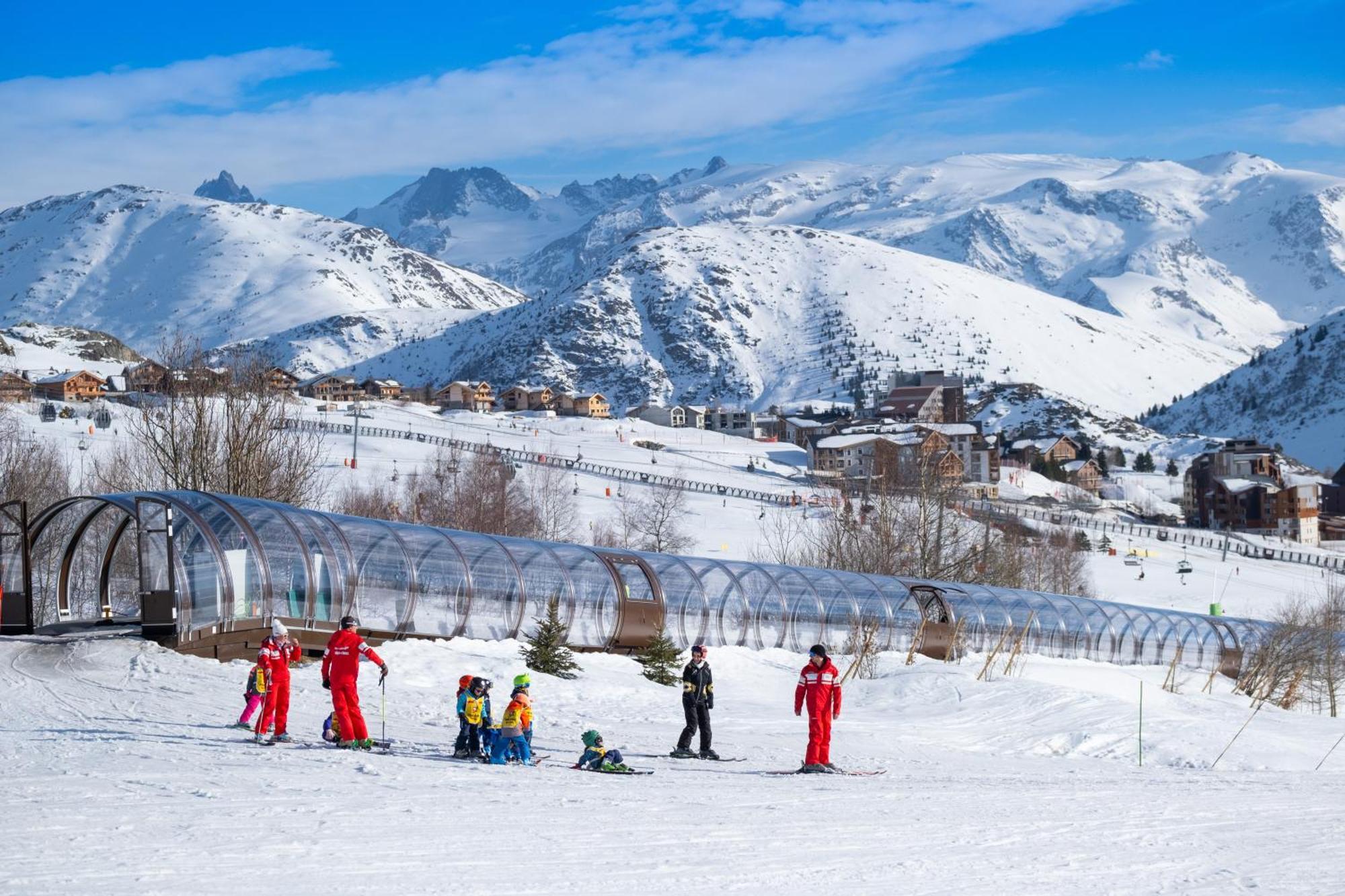 Hotel Club Mmv Les Bergers **** Alpe d'Huez ภายนอก รูปภาพ